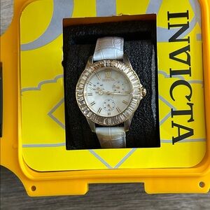Invicta Gold and Silver Tone Watch. With case.